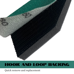 Dischi Abrasivi Verdi con Velcro 65x92mm, Supporto in Film PET <span class=keywords><strong>per</strong></span> <span class=keywords><strong>Carrozzeria</strong></span> Auto e Finitura del Legno - Product Image 6
