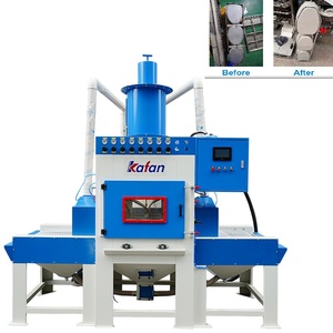 Conveyor Belt Type Automatic <b>Sandblasting</b> Machine for Kitchen Supplies - Product Image 1