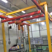 Vente chaude KBK suspension poutre grue 1Ton Monorail Palan Rail Grue Système