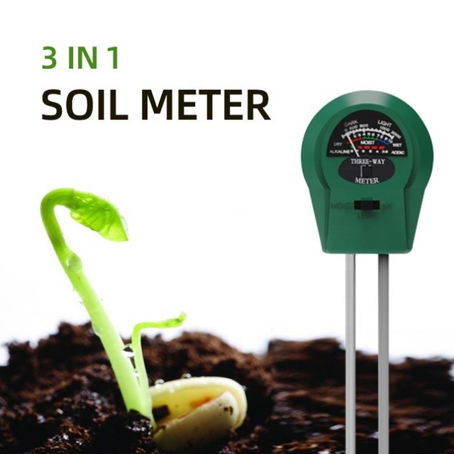 3-in-1Soil Tester & Moisture Meter for Gardening Flowers & Outdoor IndoorPlants pH & Light Detection Factory Price Portable Type