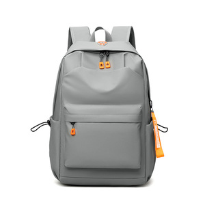 Men's <b>Backpack</b> Water Resistant 36-55L Business Travel College Student <b>School</b> Bag Gray And <b>Black</b> Solid Color - Product Image 5