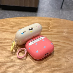 Estuche para Auriculares con Diseño de Corazón Brillante para <span class=keywords><strong>Apple</strong></span> Airpods 1 2 3 4 <span class=keywords><strong>Pro</strong></span> 2, Funda Protectora para Auriculares Inalámbricos, Caja de Carga para Airpods <span class=keywords><strong>Pro</strong></span> 3 - Product Image 5