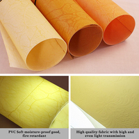 Abat-jour en parchemin PVC de style moderne en gros, film pour abat-jour en rouleau, abat-jour de suspension, directement du fabricant