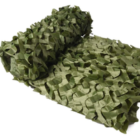 Filet de chasse durable en polyester pour camouflage, camouflage caché, désert forestier, mer, filet d'ombrage pour voiture, garni d'extérieur