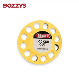 BOZZYS Dia 4mm Xlength 2m Stainless Steel Cable Engineering Plastic PBT Wheel Type Cable Lockout For Device Lock
