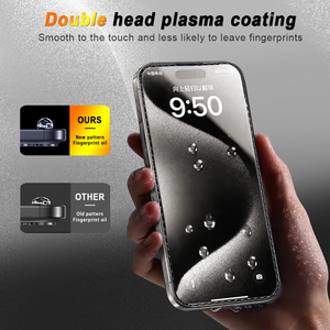 Protector <span class=keywords><strong>de</strong></span> pantalla <span class=keywords><strong>de</strong></span> vidrio templado para Iphone 14 Pro Max Protección UV Anti Blue Light Eye Care 9H Dureza HD Clear AR Coating - Product Image 5