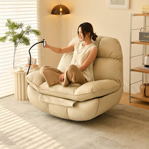 โซฟาปรับเอนไฟฟ้า หมุนได้ นอนราบได้ เก้าอี้นั่งเดี่ยวสำหรับห้องนั่งเล่น บรรจุโฟม สำหรับผู้ใหญ่ รุ่น HX-9010 - Product Image 2