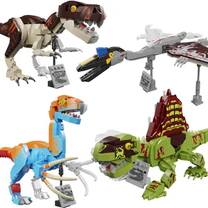 High-tech DIY Assembling Plastic Bricks Dinosaurs Park Moc le Building Block Set & Model Build Toy goig