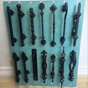 Écran <span class=keywords><strong>forgé</strong></span> canal coulissant grandes poignées <span class=keywords><strong>poignée</strong></span> torsion Inserts volet roulant 6 6 mètres utilisant l'homme main charnière pour <span class=keywords><strong>porte</strong></span> en <span class=keywords><strong>fer</strong></span> - Product Image 2