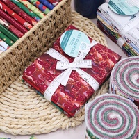 Vente directe usine : Tissu en coton pour quilting, Jelly Roll, Lot de tissus Fat Quarter, Charm Pack, Layer Cake, imprimé numériquement