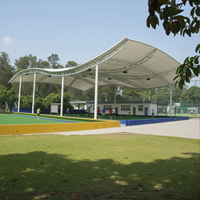 Structure de tente en membrane PVDF écologique HUIMING avec garantie de 3 ans, grande structure extérieure pour terrain de football, couverture de toit de hall