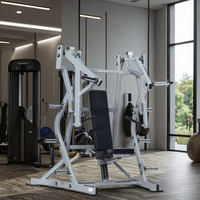 Vente chaude Fitness Équipement De Musculation Plaque Chargée Iso-Latéral Banc Presse Poignées Horizontales pour L'entraînement