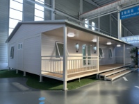 Unité de logement modulaire préfabriquée confortable, antirouille, pliable, pour location à court terme.