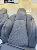 Auto-Innenausstattung Audi A6 C7 Sitz-Upgrade S6 Sitzpolster-Set Vordere und Hintere Lederbezüge für Audi A6
