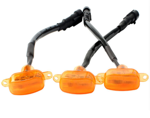 Luz de Rejilla LED de Aluminio de 24V, 4 Piezas, Color Ámbar y Ahumado, para Runner 2014-2019, de Fábrica Moxi - Product Image 3