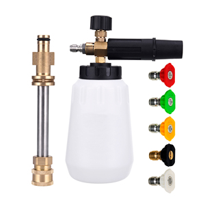 1L Latón Nieve Espuma Lanza Pistola Espuma Cañón Pro Con Adaptador Sun Joe Spx Series - Product Image 1