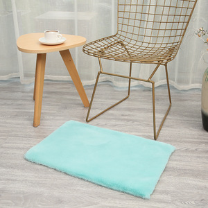 Tapis de sol rectangulaire moderne, couleur unie, antidérapant, pour salon, chambre, cuisine, salle de bain - Product Image 1