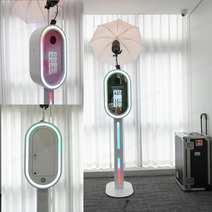 Popular DSLR Photobooth con <span class=keywords><strong>Mini</strong></span> PC Magic Mirror Photo Booth Machine Compatible con impresora Camera Party Photo Booth Kiosk - Product Image 3