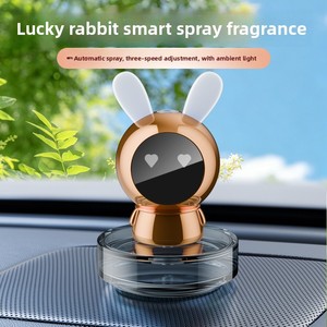 Difusor de Aromas Inteligente para Coche con Diseño de Conejo de Dibujos Animados, Luz de Siete Colores, Pulverización Automática, para Interiores del Hogar - Product Image 2