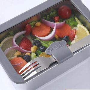 Wholesale Stainless Steel Rectangular <b>Lunch</b> <b>Box</b> Silicone-Sealed Transparent Lid Microwave Safe BPA Free Plastic Cute Design - Product Image 1