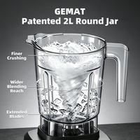 Multifunctionele commerciële elektrische blender, heavy-duty ijsbreker, voedselverwerker, mixer en molen voor restaurants en thuiskeukens