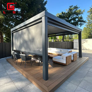 Pergola en aluminium robuste avec lame Gazebos Patio Carport, <span class=keywords><strong>abri</strong></span> <span class=keywords><strong>de</strong></span> <span class=keywords><strong>jardin</strong></span>, structure d'auvent commerciale - Product Image 5