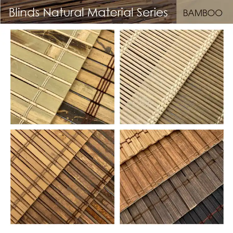 New Easy Installation Natural Bamboo Material Blind for Home Decoration