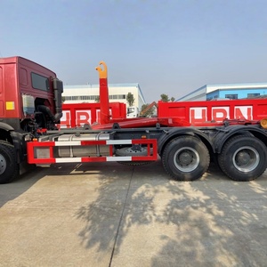 Camion benne à bras articulé Howo 6x4 à transmission manuelle, moteur diesel, pour collecte des déchets - Product Image 6