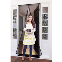 Promotion à Durée Limitée : Rideau de Porte Magnétique Moderne pour Cuisine, Fermeture Automatique, Anti-Moustiques et Anti-Insectes