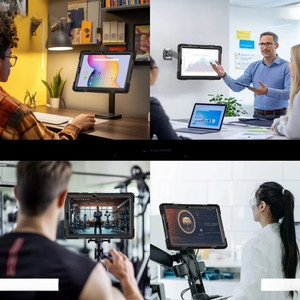 2024 étui de <span class=keywords><strong>protection</strong></span> pour <span class=keywords><strong>tablette</strong></span> tout le corps pour <span class=keywords><strong>Samsung</strong></span> <span class=keywords><strong>S6</strong></span> <span class=keywords><strong>Lite</strong></span> P610 P615 P613 P619 2022 10.4 pouces avec béquille - Product Image 2