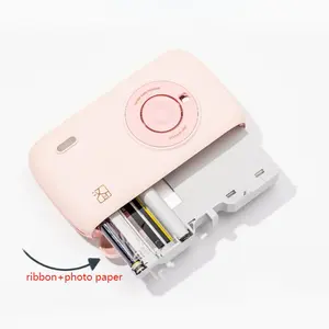 HPRT CP2100 Farbdrucker tragbarer Mini DIY geteilt 800mAh Smartphone Farbstoff Sublimation Foto drucker