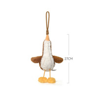 Peluche Premium EN71 Jaune Doux, Doux pour la Peau, Modèle A-Wang, Oiseau Esthétique à Longues Jambes, Cadeau