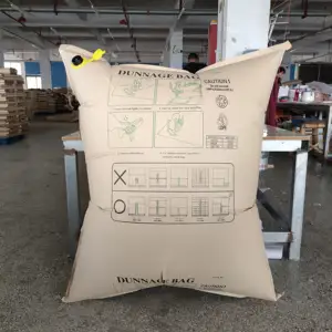 Hot Sale Airbag White PP Printed Woven Dunnage Air Bag Inflatable Air Cushion Bags for Packing