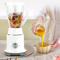 Mixeur-Blender-Extracteur de Jus Universel 3-en-1 Noir, Vitesse Variable, Commandes à Boutons, Moteur en Cuivre Portable, Usage Domestique