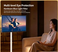 Taşınabilir Dikey Dokunmatik Ekranlı Full HD LED HDTV Android Taşınabilir Tablet TV 32 27 24 İnç Pil Güçlü Dahili Hoparlörlü Wi-Fi