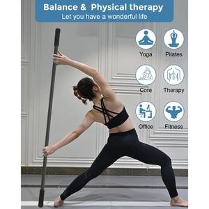 Bastón de Yoga Ajustable EIGFOH (Modelo Yoga Stick-1) para Rutina Diaria de Estiramiento y Ejercicios de Flexibilidad - Product Image 4