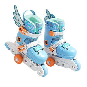 Comodi <span class=keywords><strong>pattini</strong></span> <span class=keywords><strong>a</strong></span> <span class=keywords><strong>rotelle</strong></span> in linea di alta qualità in Silicone 4 ruote freno posteriore lampeggiante rullo <span class=keywords><strong>pattini</strong></span> in linea scarpe <span class=keywords><strong>per</strong></span> i bambini - Product Image 4