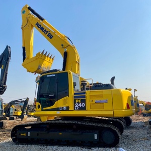 Excavatrice d'occasion Komatsu PC240 PC200 PC240 d'origine japonaise, excavatrice d'occasion Komatsu PC240 de 24 tonnes, excavatrice de taille moyenne - Product Image 1