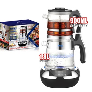 Dsp Electric Turkish Tea Maker 1.8L Double Layer <b>Kettle</b> With Temperature Control For Tea Brewing And Boiling <b>Water</b> - Product Image 2