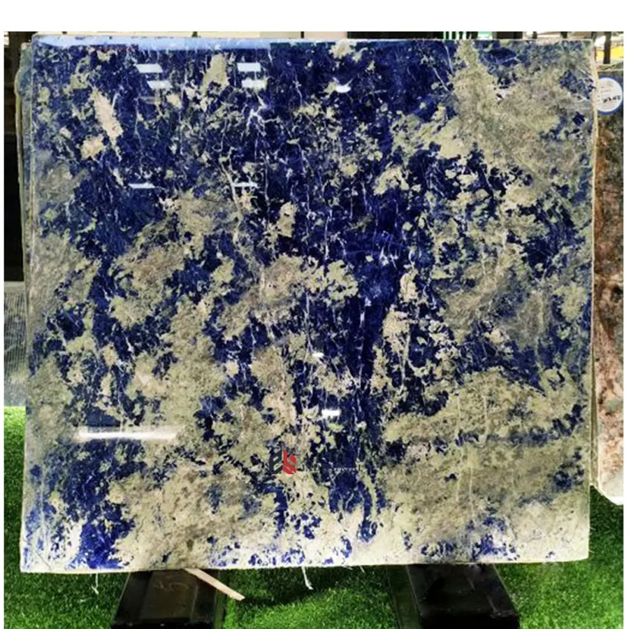 Factory price dark deep exotic brazilian navy azul cielo bahia azul brazilian sodalite blue bahia granite tile