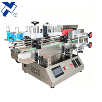 Machine d'étiquetage de bouteilles rondes entièrement automatique NY-822EA Nanyun, haute précision, pour vin, vodka, petites bouteilles, usine OEM