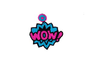 Pendientes colgantes hechos a mano WOW para mujer, joyería de moda, accesorios ligeros para fiestas y uso casual. - Product Image 3