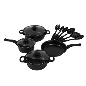 Juegos de utensilios de cocina al por mayor 13 piezas <span class=keywords><strong>ollas</strong></span> y sartenes de cocina de hierro antiadherente artículos de aluminio de hierro fundido accesorios de cocina utensilios <span class=keywords><strong>Tefal</strong></span> - Product Image 6