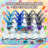 Service OEM ODM disponible, ensembles de bonbons jouets, bonbons jouets extensibles et à mordre le crocodile pour les fêtes d'enfants