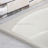Éviers de cuisine simples et doubles à surface solide éviers en résine acrylique/granit composite/éviers avant en quartz acrylique pour la cuisine