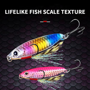 7g/10g/15g/20g/25g/30g motif d'écailles de poisson ligne de plaque de fer appât plaque de fer longue portée chute plaque de fer Sequin appâts de <span class=keywords><strong>pêche</strong></span> en mer - Product Image 2
