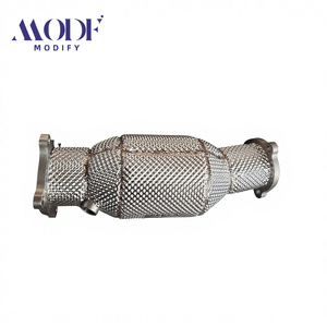 Kit de Actualización Completo de Downpipe de Acero Inoxidable de Alto Rendimiento para <span class=keywords><strong>Audi</strong></span> <span class=keywords><strong>A6</strong></span> A7 C7 C7.5 2.0T con Instalación de Ajuste Directo - Product Image 2
