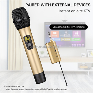 TNH UM-E2 UHF microfono Wireless uno a due ad alta fedeltà qualità del suono microfono FM conferenza domestica all'aperto dal vivo canto - Product Image 2