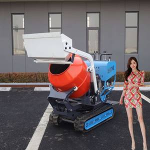 China fabricó 300L Mini Dumper nuevo mezclador de concreto con motor de gasolina sobre orugas - Product Image 5