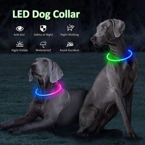 2024 nuevo Color RGB impermeable iluminar LED <span class=keywords><strong>Collar</strong></span> de perro mascota USB recargable <span class=keywords><strong>TPU</strong></span> brillo Color DE SEGURIDAD Led <span class=keywords><strong>Collar</strong></span> - Product Image 6